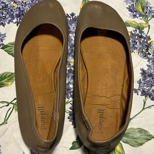 J Jill taupe slip on shoes 9.5